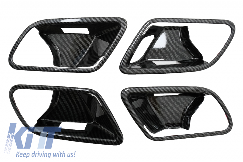 Inner Door Cover Handle Bowl Trim suitable for Mercedes A-Class W177 V177 (2018-Up) LHD Carbon