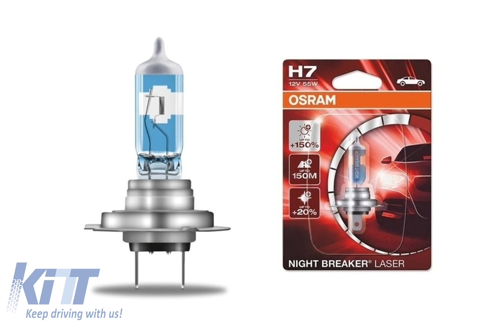 OSRAM Night Breaker Laser Next Generation H7 Halogen Headlamp 64210NL-01B 12V 55W (1 Piece)