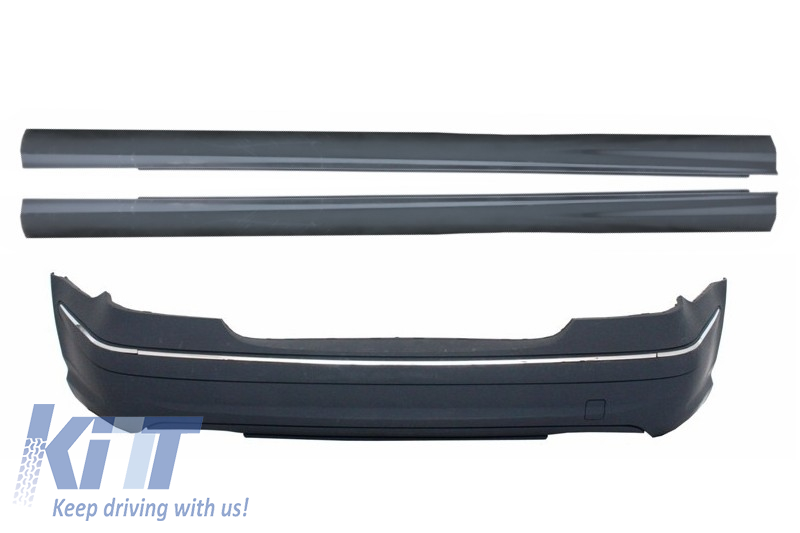Rear Bumper with Side Skirts suitable for Mercedes E-Class W211 (2003-2009)