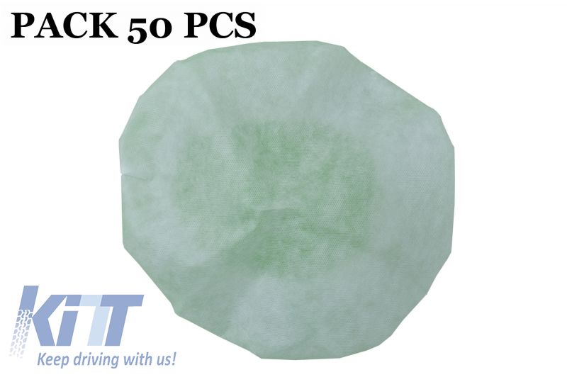 Pack of 50 pcs Bonnets Head Cover Unisex Cap Hair Care 100% Polypropylene Single Use