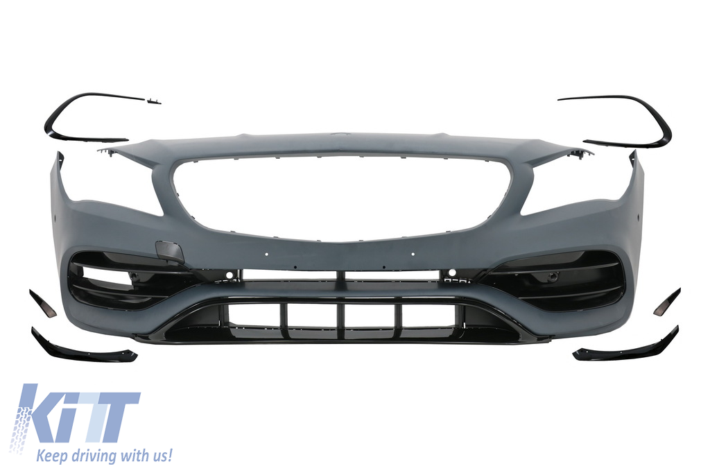Front Bumper Suitable for Mercedes W117 X117 CLA (2013-2018) CLA45 Design