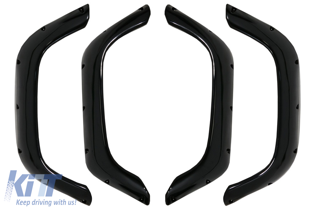 Wheel Arches suitable for Land Rover Defender (1990-2016) Glossy Piano Black