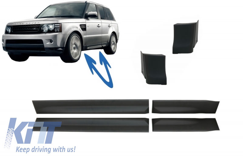 Set Lower Door Moldings suitable for Land Rover Sport L320 (2005-2013) with Wing Lower Moldings