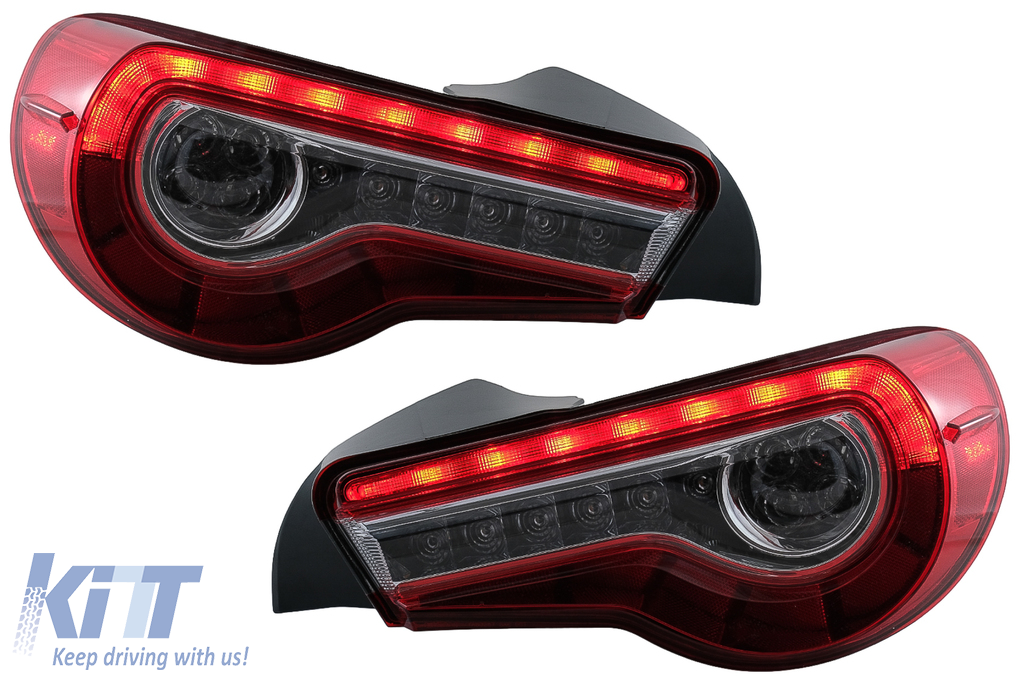 Full LED Taillights suitable for Toyota 86 (2012-2019) Subaru BRZ (2012-2018) Scion FR-S (2013-2016) with Sequential Dynamic Turning Lights