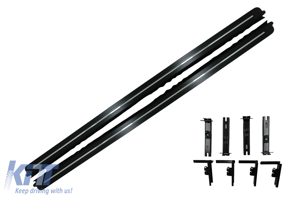 Running Boards Side Steps suitable for Mercedes V-Class W447 (2014-Up) Long Wheelbase (LWB)