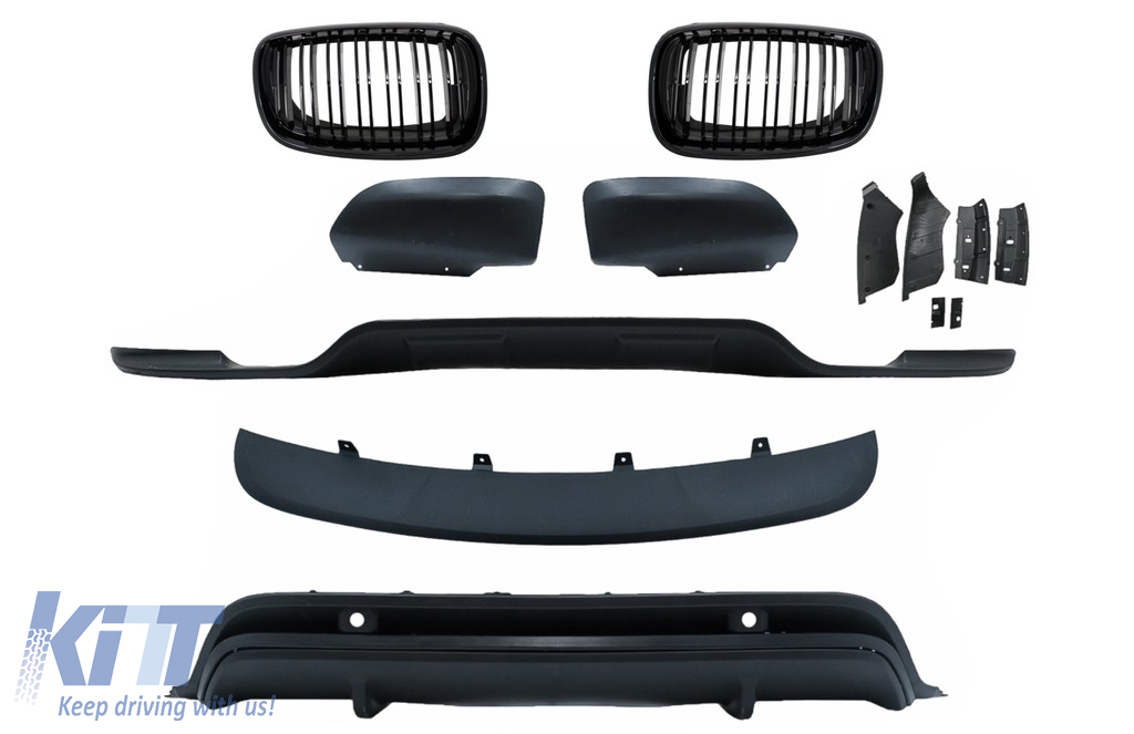 Aerodynamic Body Kit suitable for BMW X5 E70 LCI Facelift (2011-2014) with Front Kidney Grilles