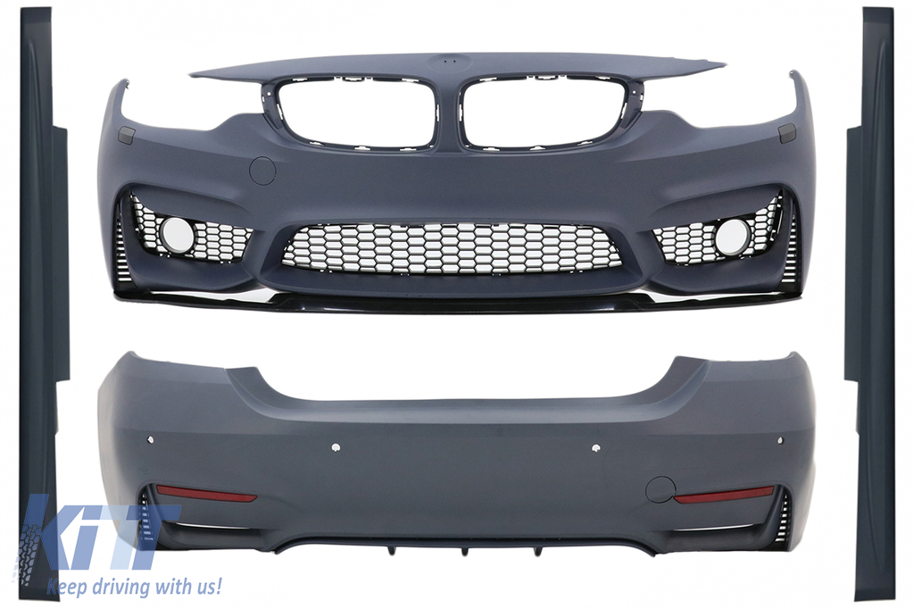 Complete Body Kit suitable for BMW 4 Series F32 F33 (2013-up) M4 Design Coupe Cabrio with Housing for Fog Lights
