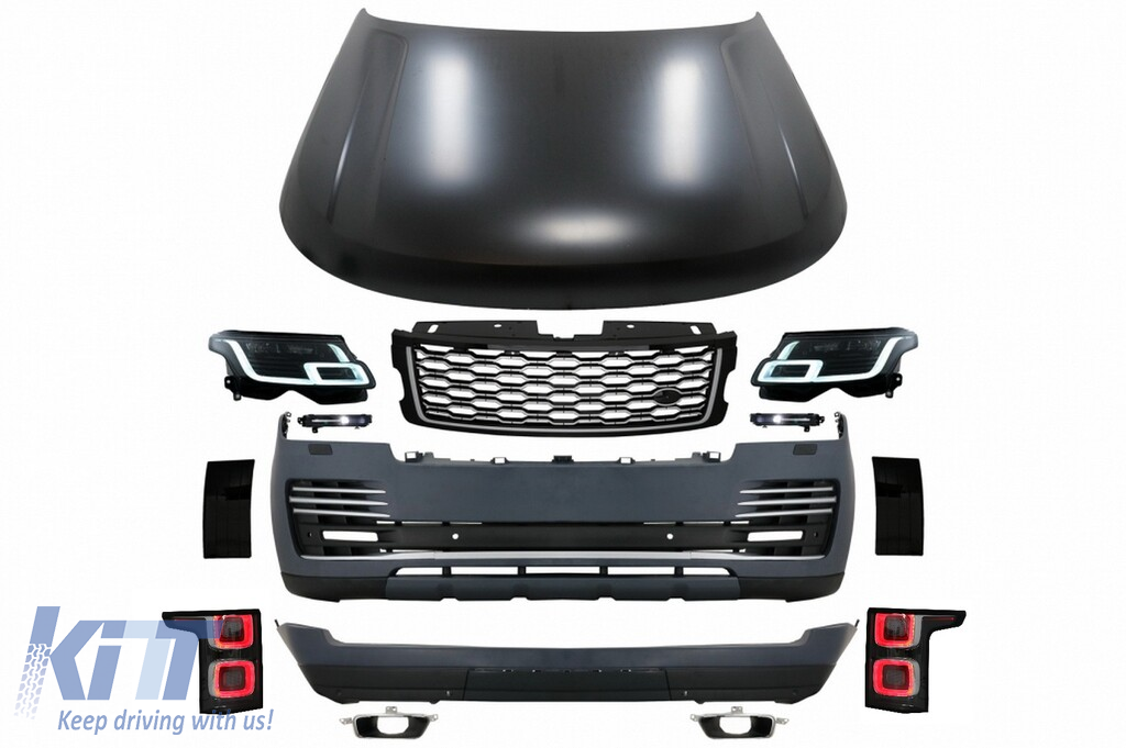 Complete Conversion Body Kit suitable for Land Rover Range Rover IV Vogue SUV L405 (2013-2017) to 2018 Model