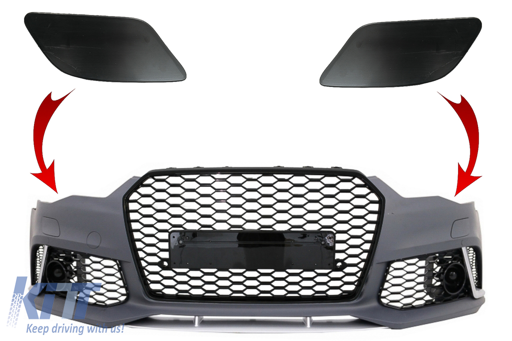 SRA Covers Front Bumper suitable for Audi A6 C7 4G (2011-2018) RS6 Design