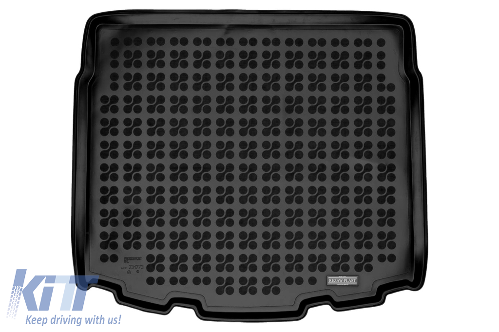Rubber Trunk Mat Black suitable for Toyota Corolla XII E210 TS (2018-Up) Station Wagon
