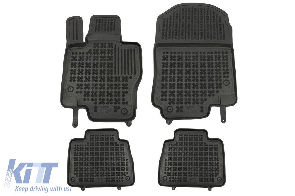 Rubber Floor Mat Black suitable for Mercedes GLE II W167 (2019-Up)