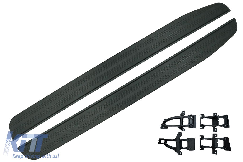 Running Boards Side Steps suitable for Range Rover Vogue L405 (2013-up) Range Rover Sport L494 (2014-up) Black