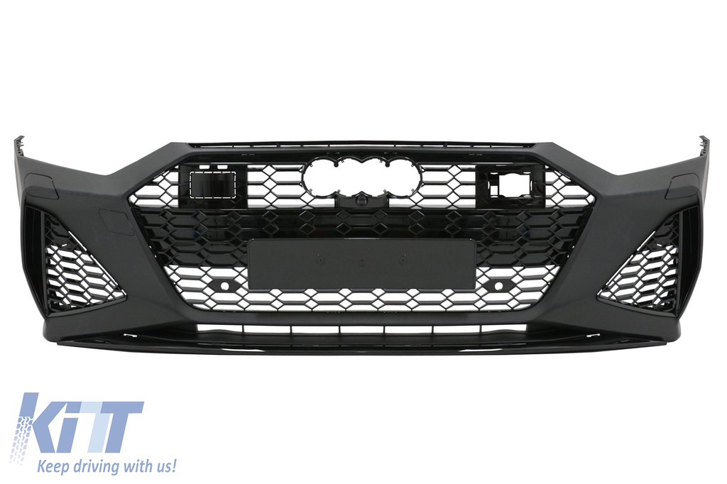 Front Bumper suitable for Audi A7 4K8 (2018-Up) RS7 Look