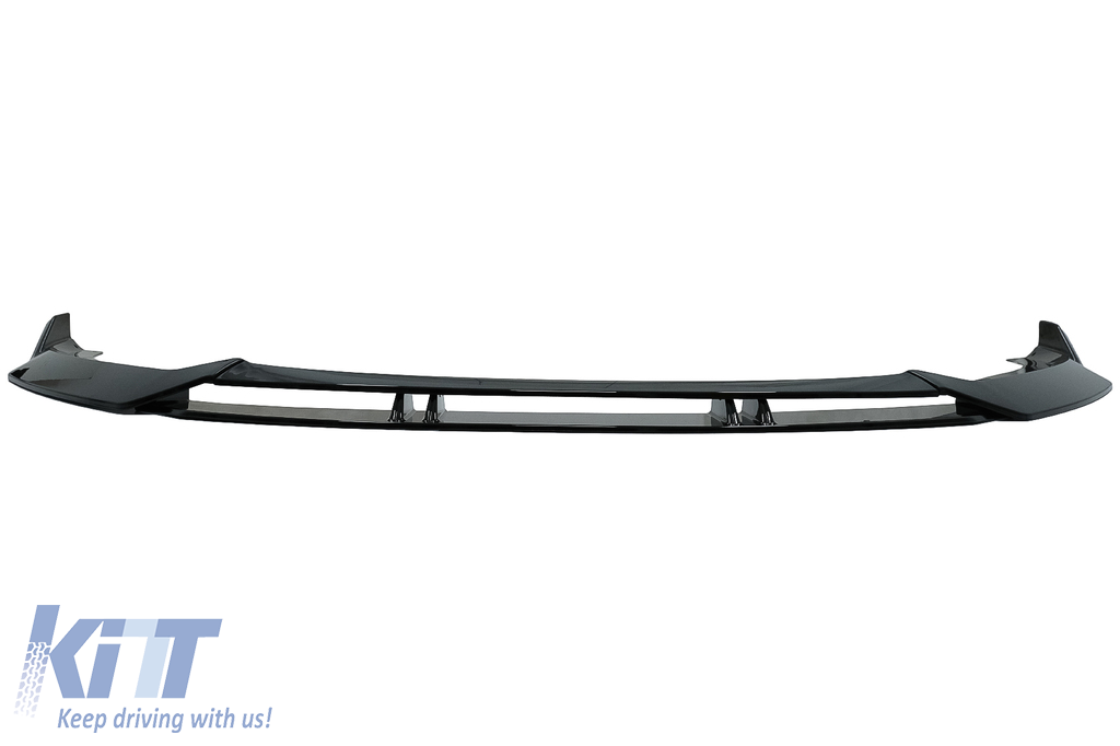Front Bumper Add-On Spoiler Lip suitable for Audi A3 8V Facelift S-Line (2017-up) Piano Black