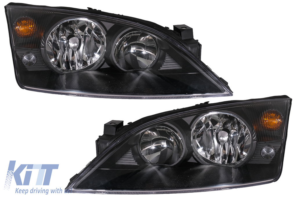 Headlights suitable for Ford Mondeo MK3 Wagon Hatchback Sedan (09.2000-05.2007) Black