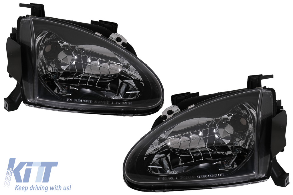 Headlights suitable for Honda CRX DEL SOL (03.1992-1997) Black