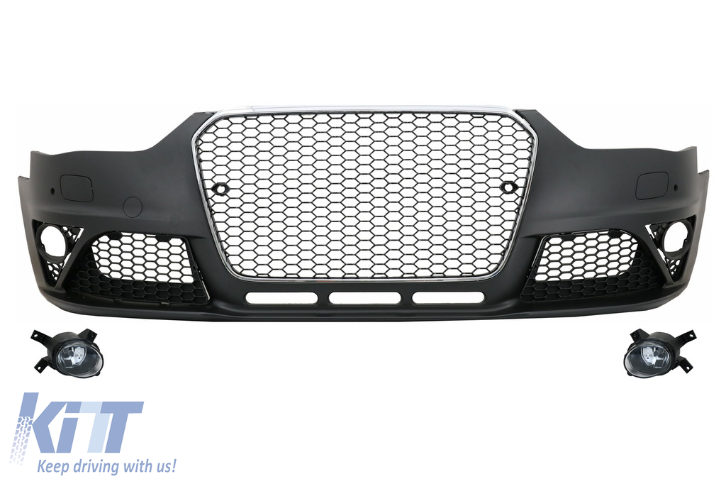 Front Bumper suitable for Audi A4 B8 Facelift (2012-2015) RS4 Design