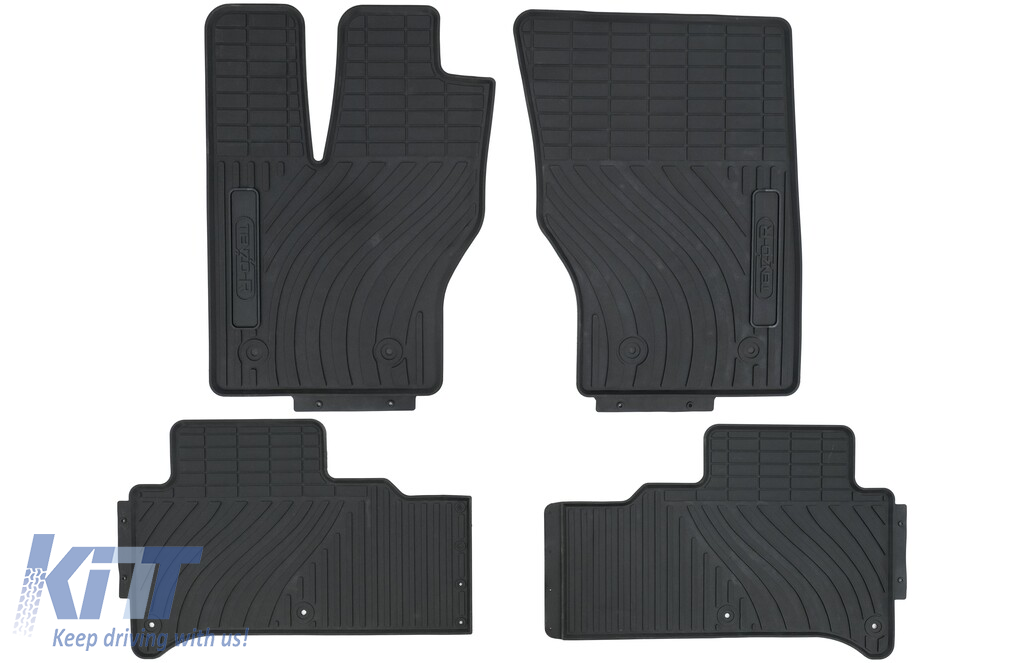 Premium Tenzo-R Floor Mats Rubber Black suitable for Land Range Rover Sport L494 (2013-2017)