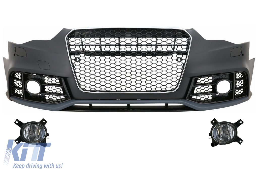 Front Bumper suitable for Audi A5 8T (2012-2016) Sport Design With Fog Lights