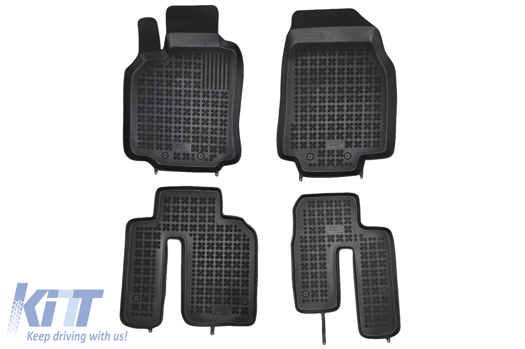 Floor Mats Rubber Black suitable for MAZDA CX9 (2007-2015)