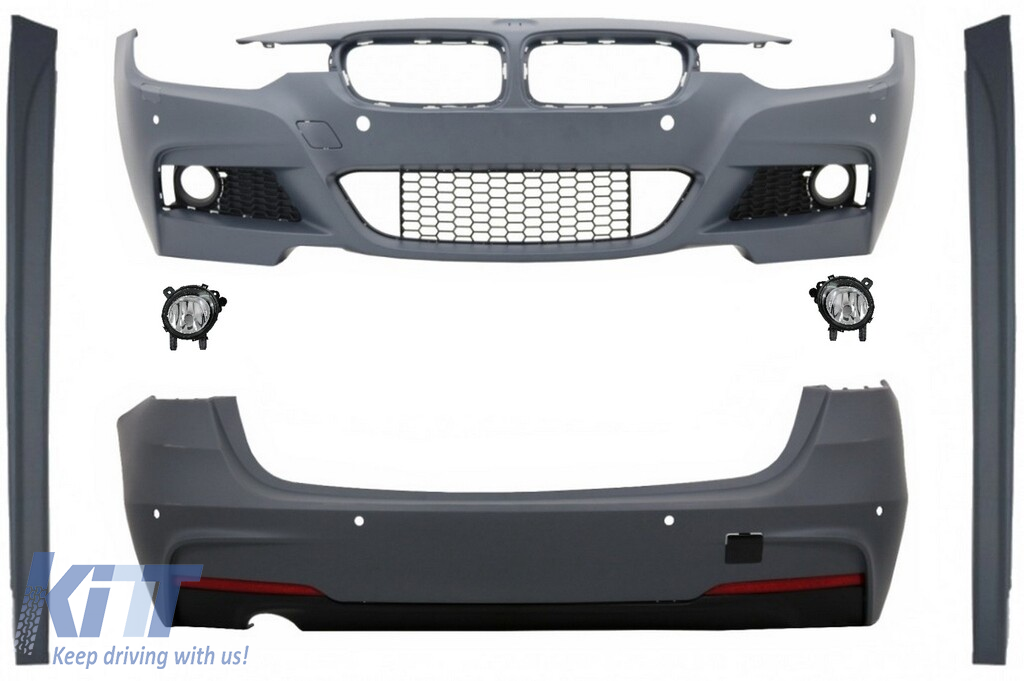 Complete Body Kit suitable for BMW 3 Series F31 (2011-2019) Touring M-Technik Design with Fog Light Projectors