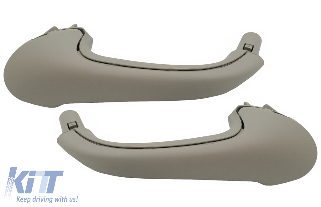 Set of Front Doors Pull Handles Interior suitable for Mercedes C-Class W203 S203 (2000-2007) Gray