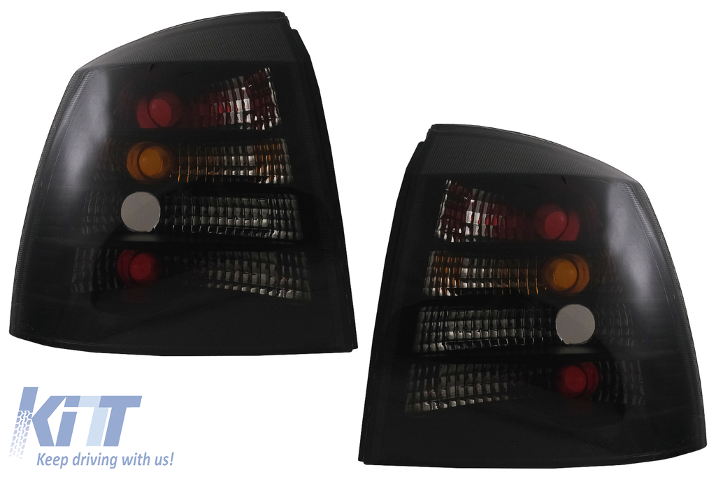Taillights suitable for Opel Astra G Hatchback 3D 5D F48 F08 (1998-02.2004) Smoke