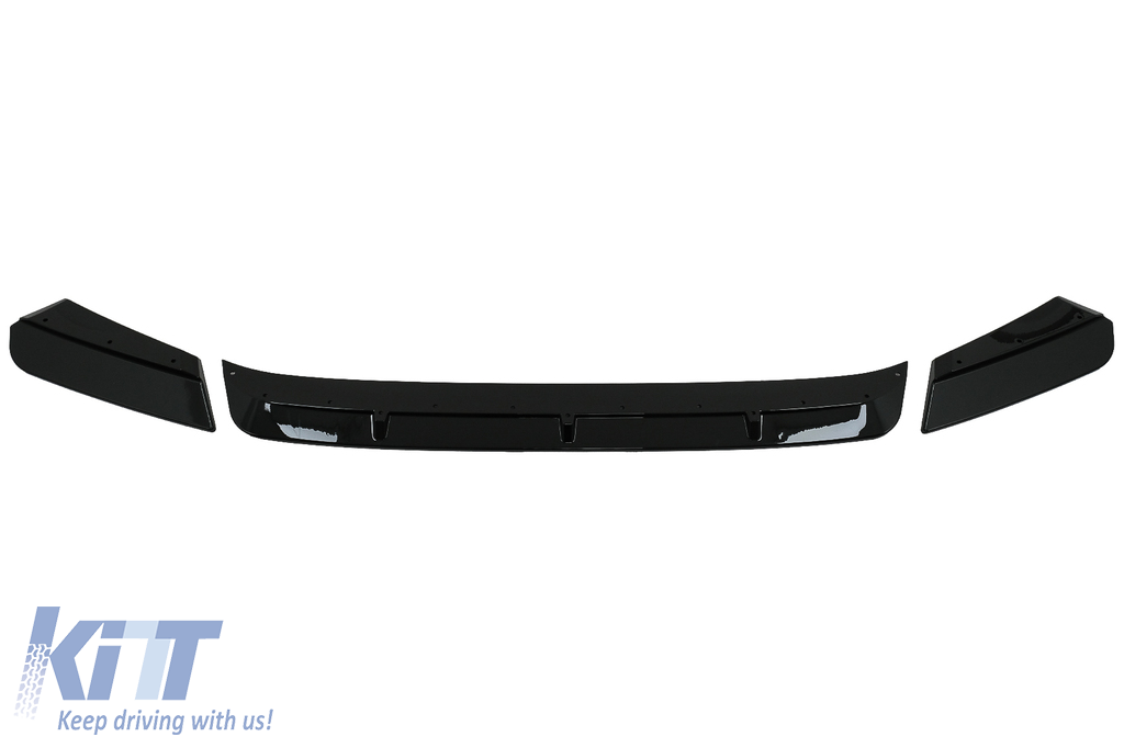 Front Bumper Spoiler Lip suitable for BMW X3 G01 X4 G02 (2018-Up) M Sport Piano Black