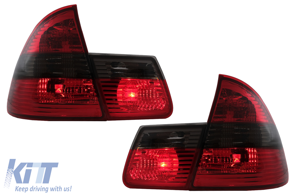 Taillights suitable for BMW 3 Series E46 Touring (1999-2005) Red Smoke