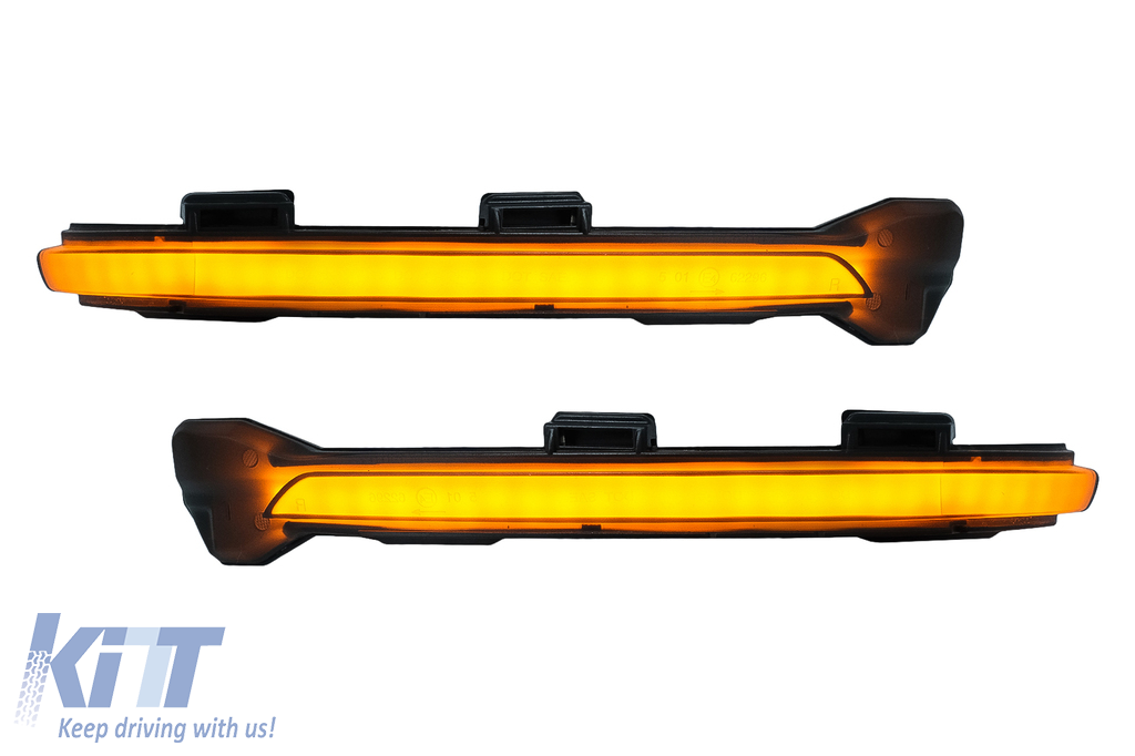 Mirror Dynamic Turn Signal Light Lamp SMOKE LED SEQ suitable for VW Golf 7 Hatchback Variant (2013-2017) Touran II (2015-Up)