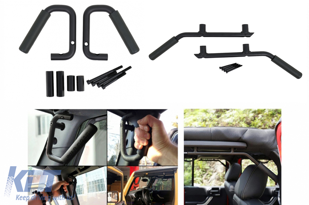 Package Front and Rear Grab Handle suitable for Jeep Wrangler III SUV JK (2007-2017)