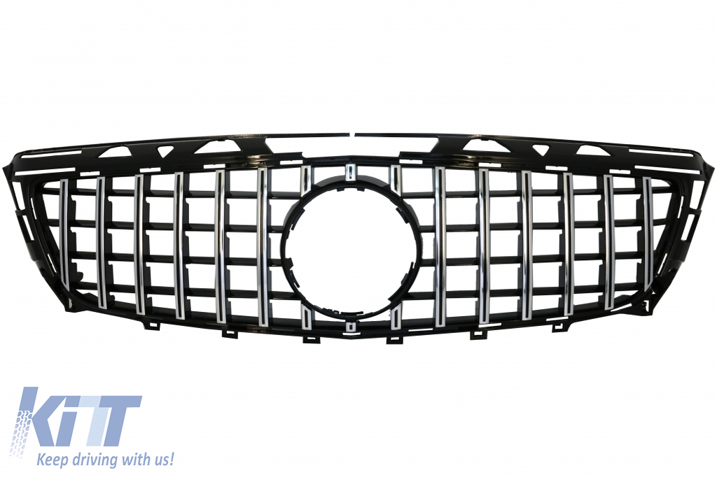 Front Grille suitable for Mercedes CLS W218 C118 (2011-2014) X218 Shooting Brake (2012-2014) GT-R Panamericana Design