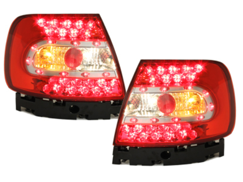 LED taillights suitable for AUDI A4 B5 Lim. 95-99 / 99-01_ red/crystal