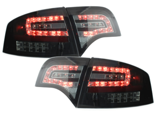 LED taillights suitable for AUDI A4 B7 Lim.04-08_LED BLINKER_blk/smoke
