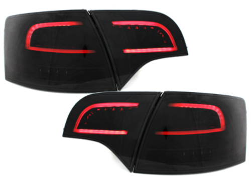 LED taillights suitable for AUDI A4 Avant B7 04-08 Black/Smoke