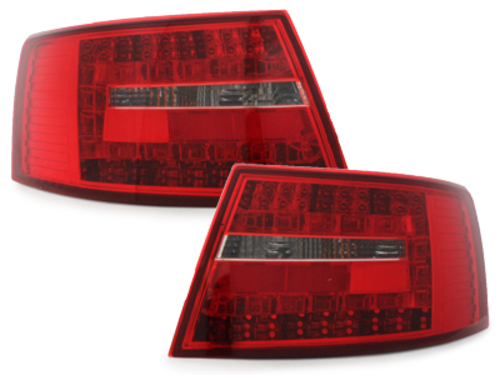LED taillights suitable for AUDI A6 4F Limousine 04-08 _ red/clear