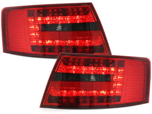LED taillights suitable for AUDI A6 4F Lim. 04-08 red/smoke - RA19ELRS