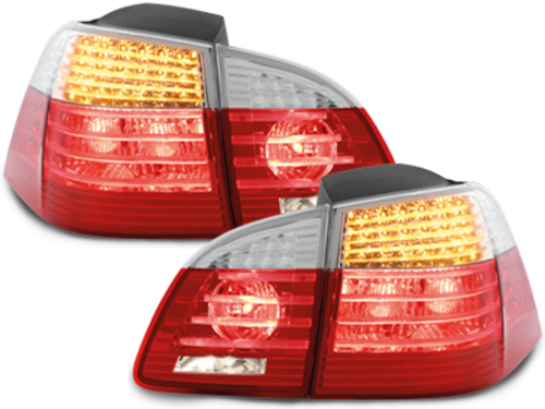 LED taillights suitable for BMW E61 Touring 04-07 red/crystal