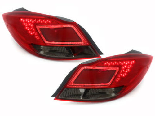 LED taillights suitable for OPEL Insignia 11.08+ _ red/smoke