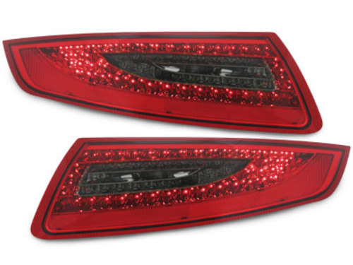 LED taillights suitable for PORSCHE 911 / 997 04-08_red/smoke