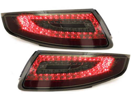LED taillights suitable for PORSCHE 911 / 997 04-08_smoke