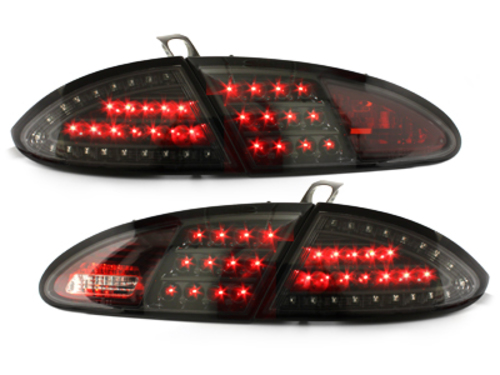 LITEC LED taillights suitable for SEAT Leon 05-09 _  black_with LED indic