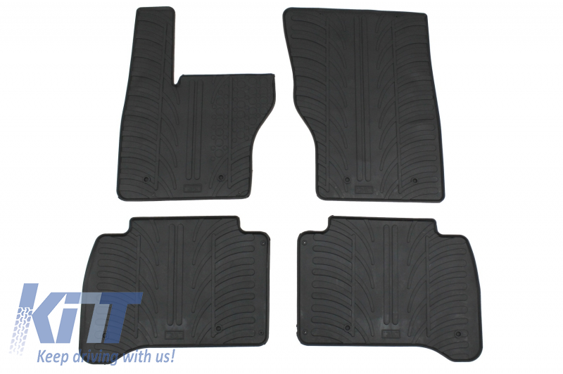 Rubber Car Floor Mats suitable for Range ROVER Sport L494 (2013-2017) Black