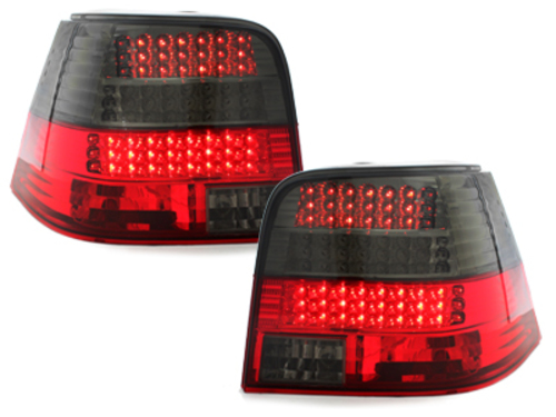 LED taillights suitable for VW Golf IV 97-04 _red/smokel_LED indicator