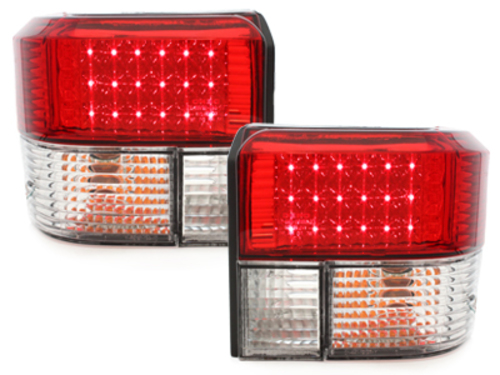 LED Taillights suitable for VW T4 (1990-2003) Crystal Red