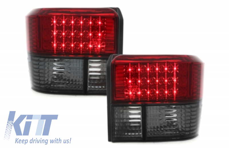LED Taillights suitable for VW T4 (1990-2003) Smoke Red