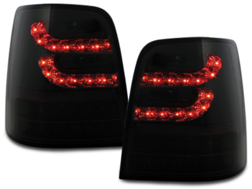 LITEC LED taillights suitable for VW Touran 2003+_black/smoke