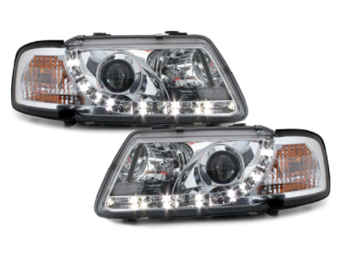 DAYLINE Headlights suitable for Audi A3 8L (08.1996-08.2000) DRL Optic