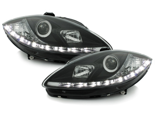 D-LITE headlights suitable for SEAT Leon 1P daytime running light_black