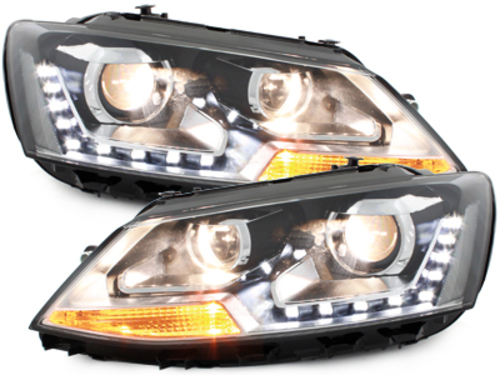 suitable for VW Jetta 6 11-13 LED DRL Headlight Black